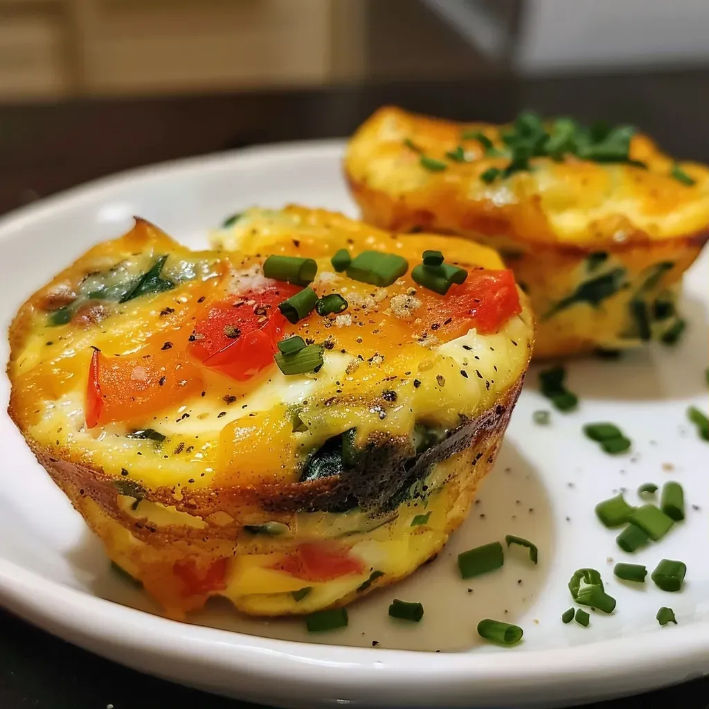 Fluffy Cottage Cheese Egg Muffins