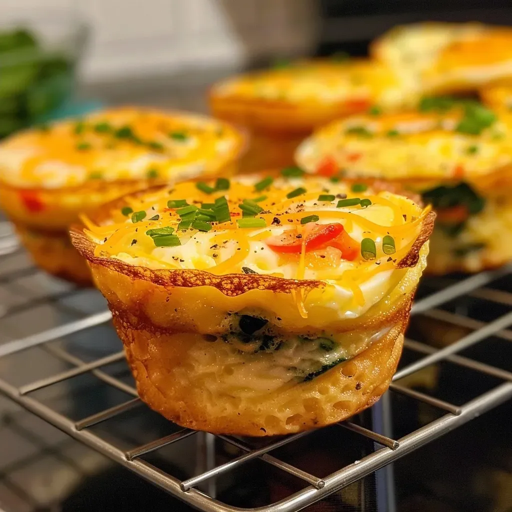 Fluffy Cottage Cheese Egg Muffins