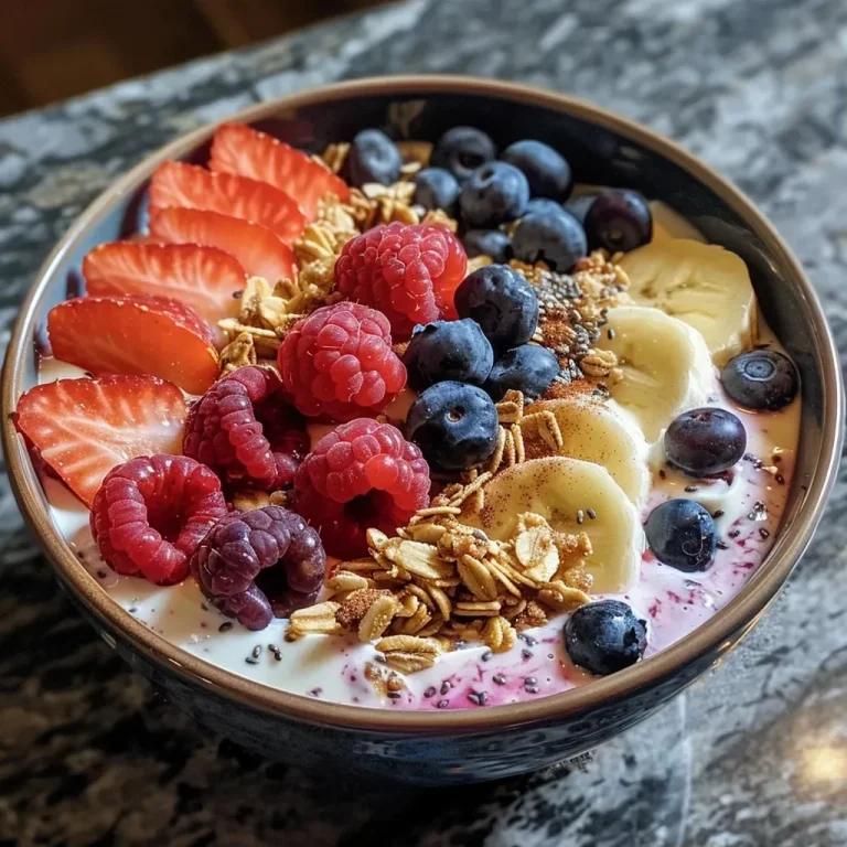Transform Your Mornings with a Delicious Greek Yogurt Protein Bowl! Greek Yogurt Protein Bowl