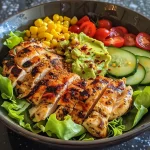 Grilled Chicken Avocado Salad – Easy Meal Prep Bowl