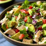 Healthy Avocado Chicken Salad