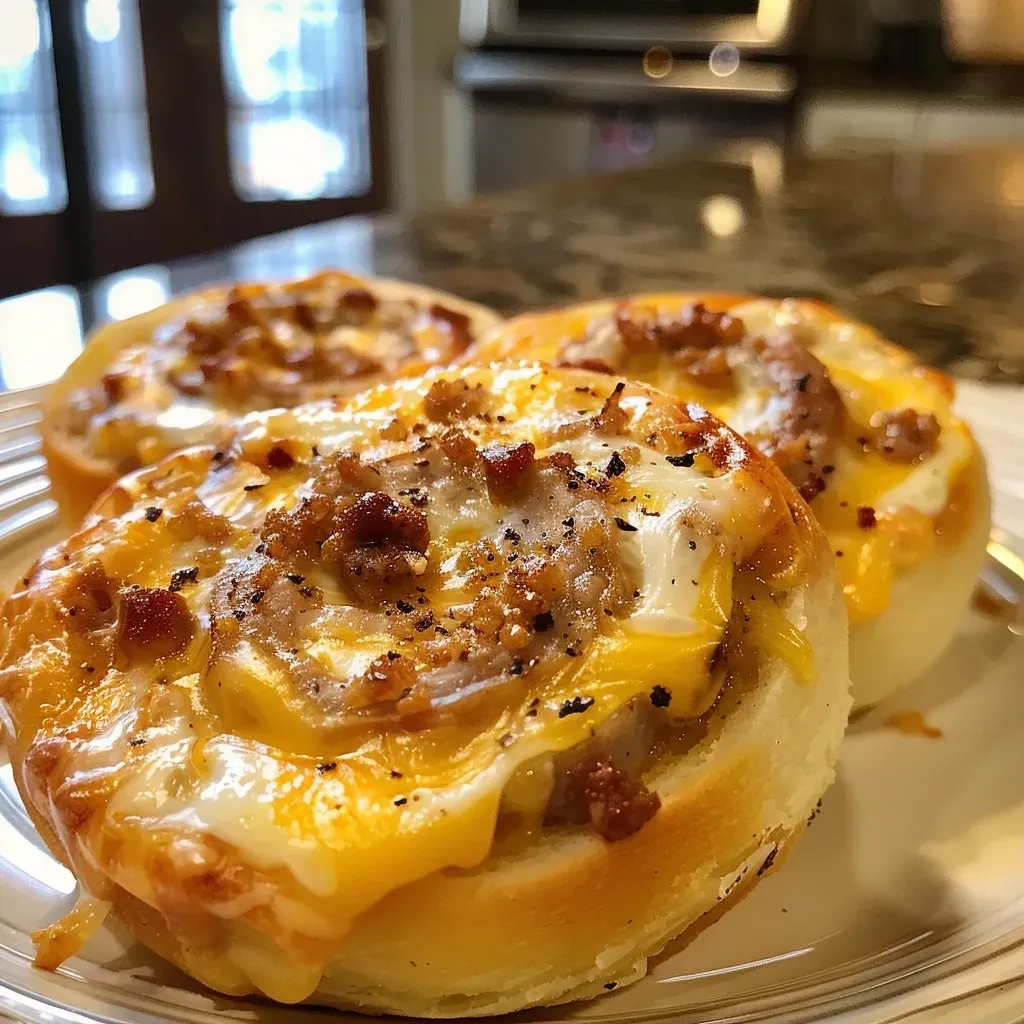 Keto Sausage Cream Cheese Pinwheels