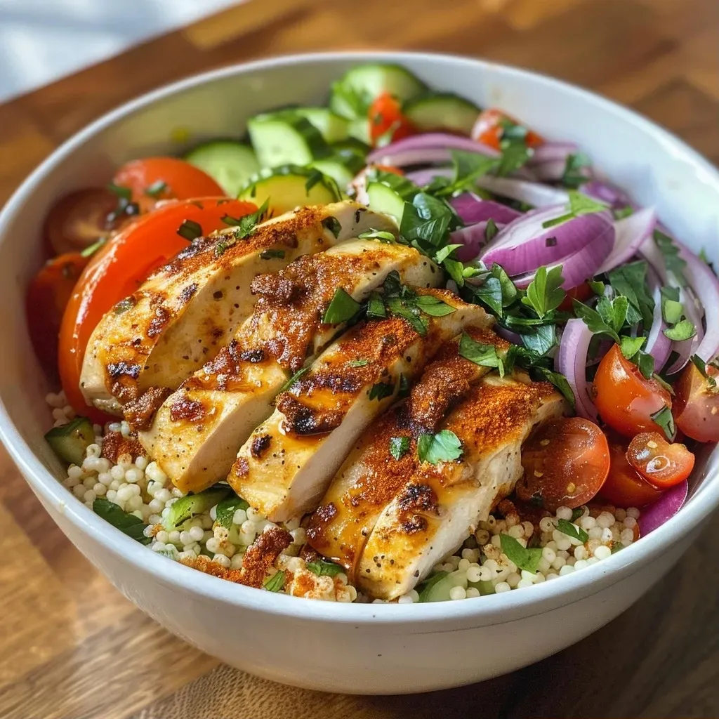 Moroccan Chicken Couscous Bowl