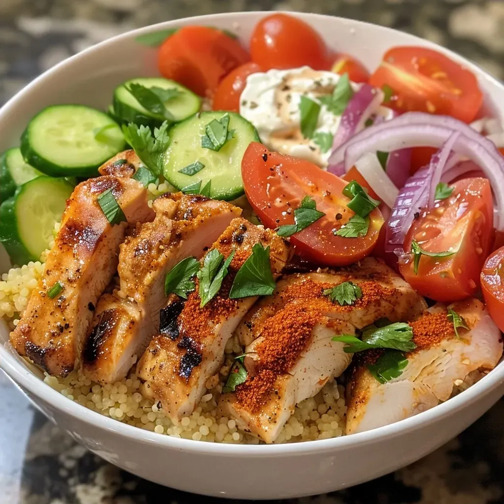 Moroccan Chicken Couscous Bowl