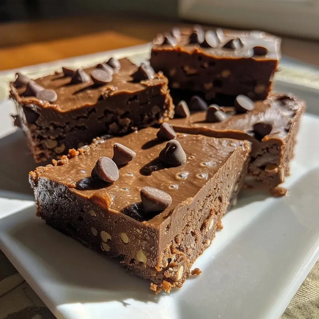 No Bake Chocolate Protein Bars