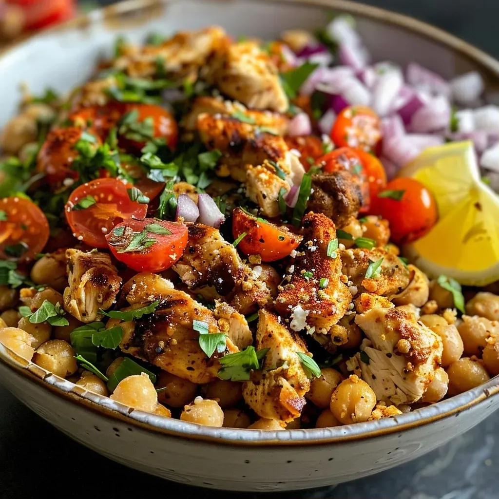 Shawarma Chicken Bowls with Lemon Sauce: Flavor-Packed & Crispy