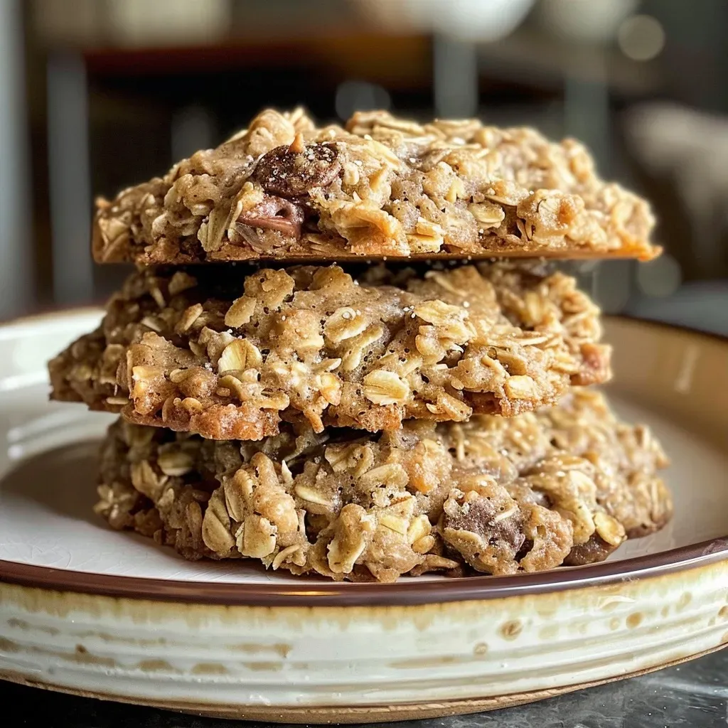 soft and chewy oatmeal cookies