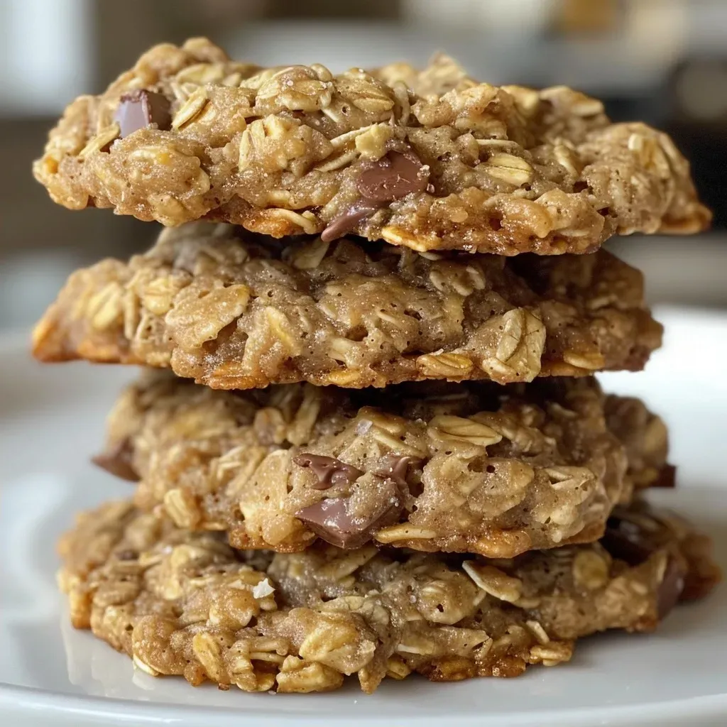 soft and chewy oatmeal cookies