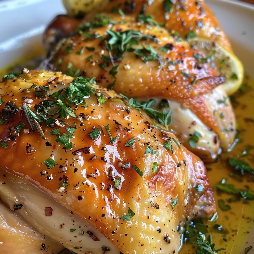 Lemon Herb Roasted Chicken Thighs
