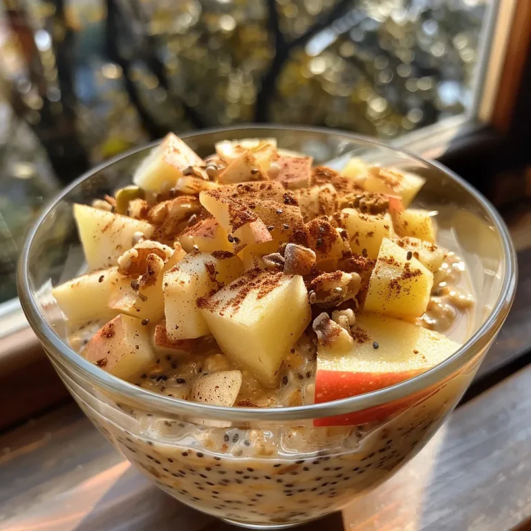 Apple-Cinnamon Overnight Oats
