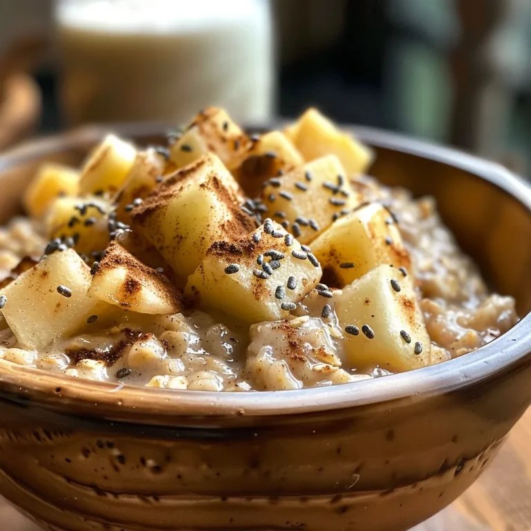 Wake Up to a Cozy Bowl: Apple Cinnamon Overnight Oats to Brighten Your Morning Apple Cinnamon Overnight Oats