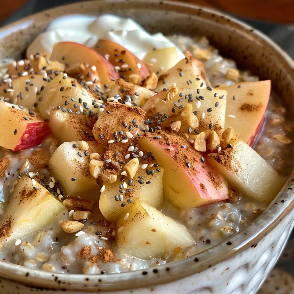 Apple Cinnamon Overnight Oats