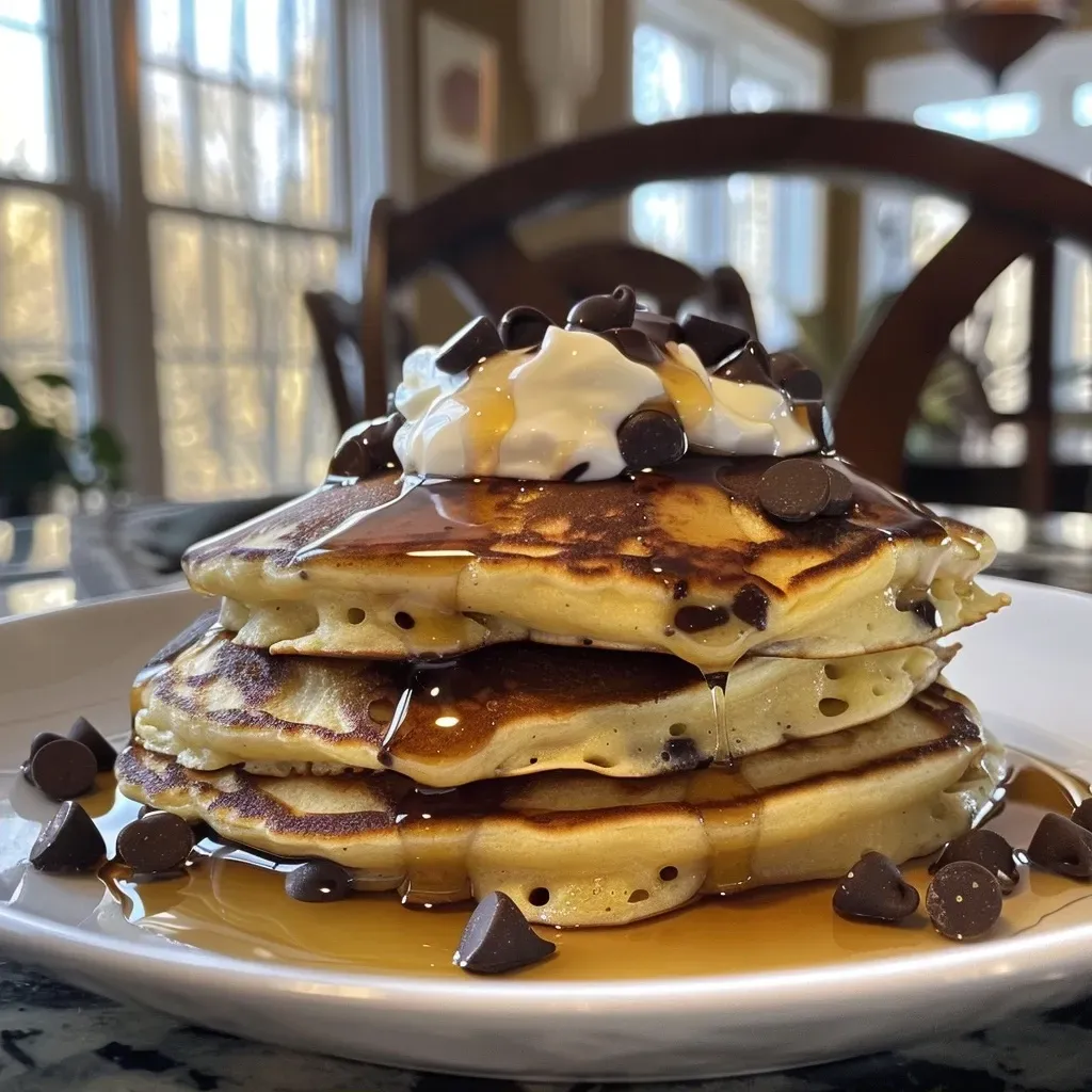 Ultimate Chocolate Chip Cottage Cheese Pancakes to Savor